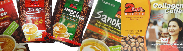 sản phẩm cà phê 2 Zero được bán khắp thị trường Việt Nam & Hoa Kỳ